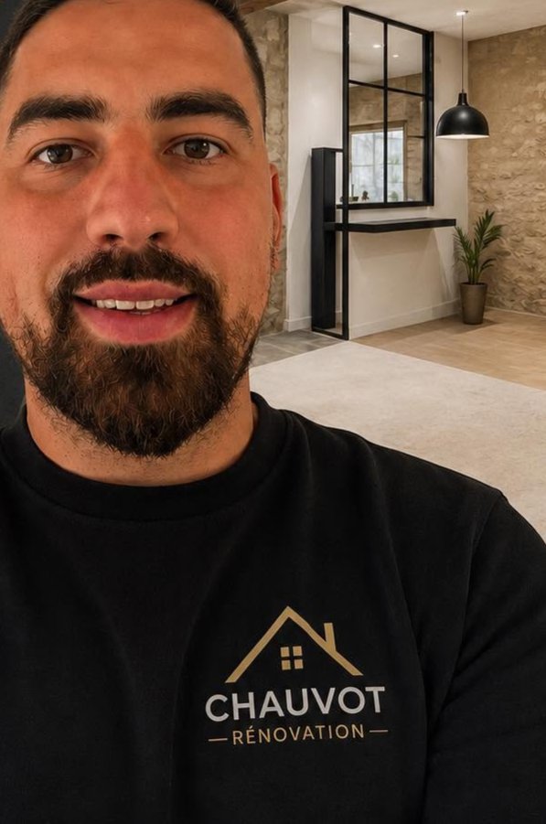 Morgan Chauvot, fondateur de Chauvot Rénovation